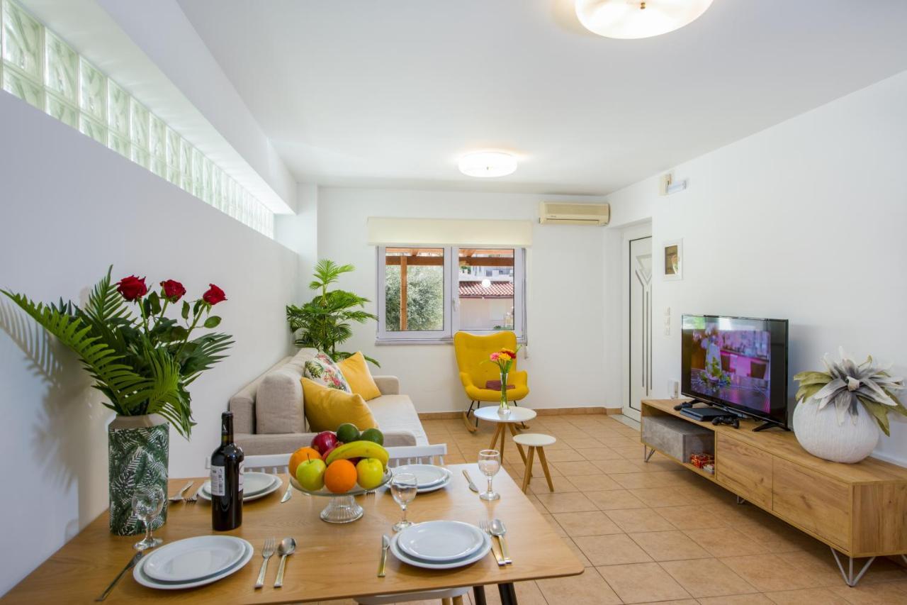 Manolia Dream Apartment 30M To The Beach Агия-Марина Экстерьер фото