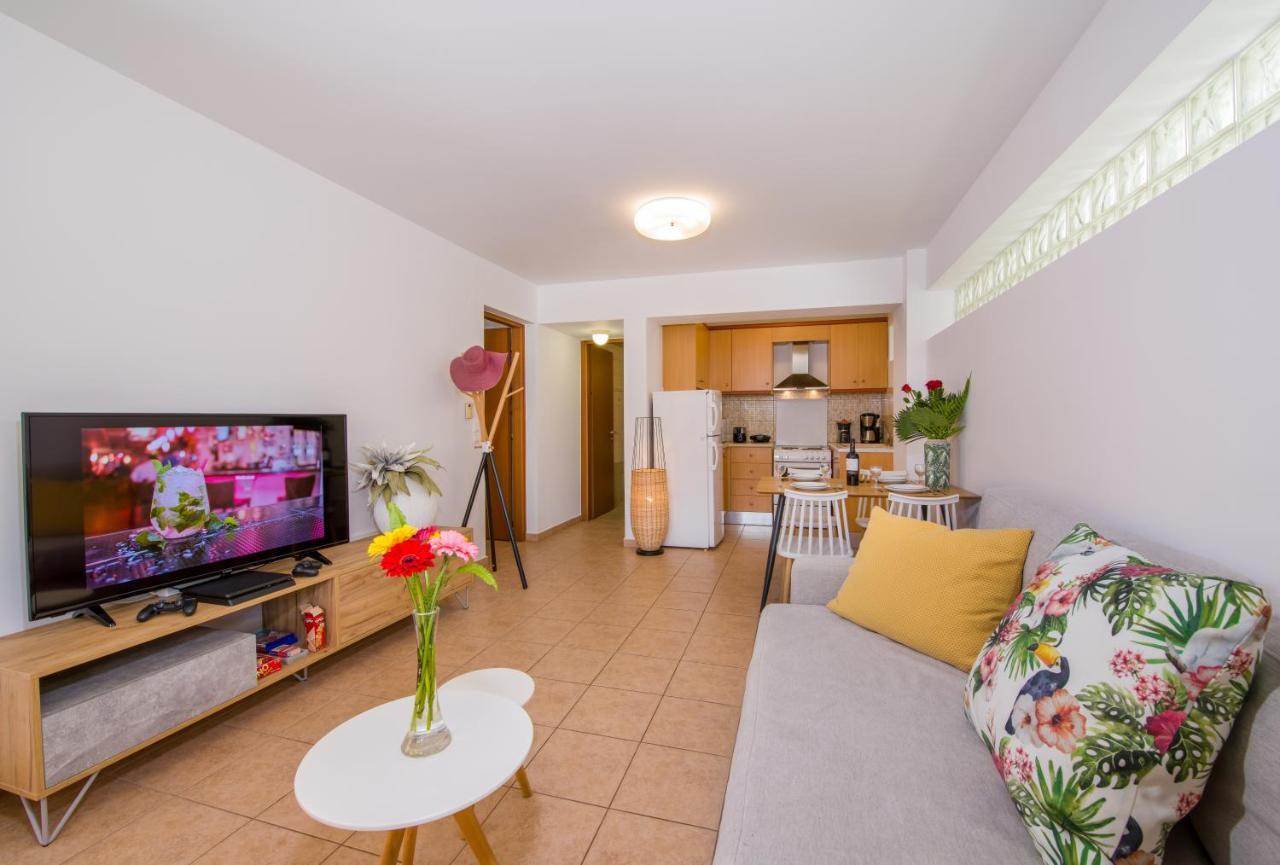 Manolia Dream Apartment 30M To The Beach Агия-Марина Экстерьер фото